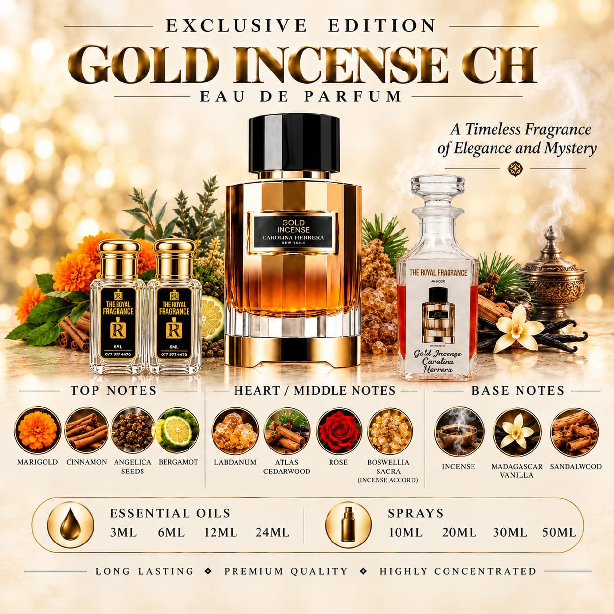 Gold Incense by Carolina Herrera