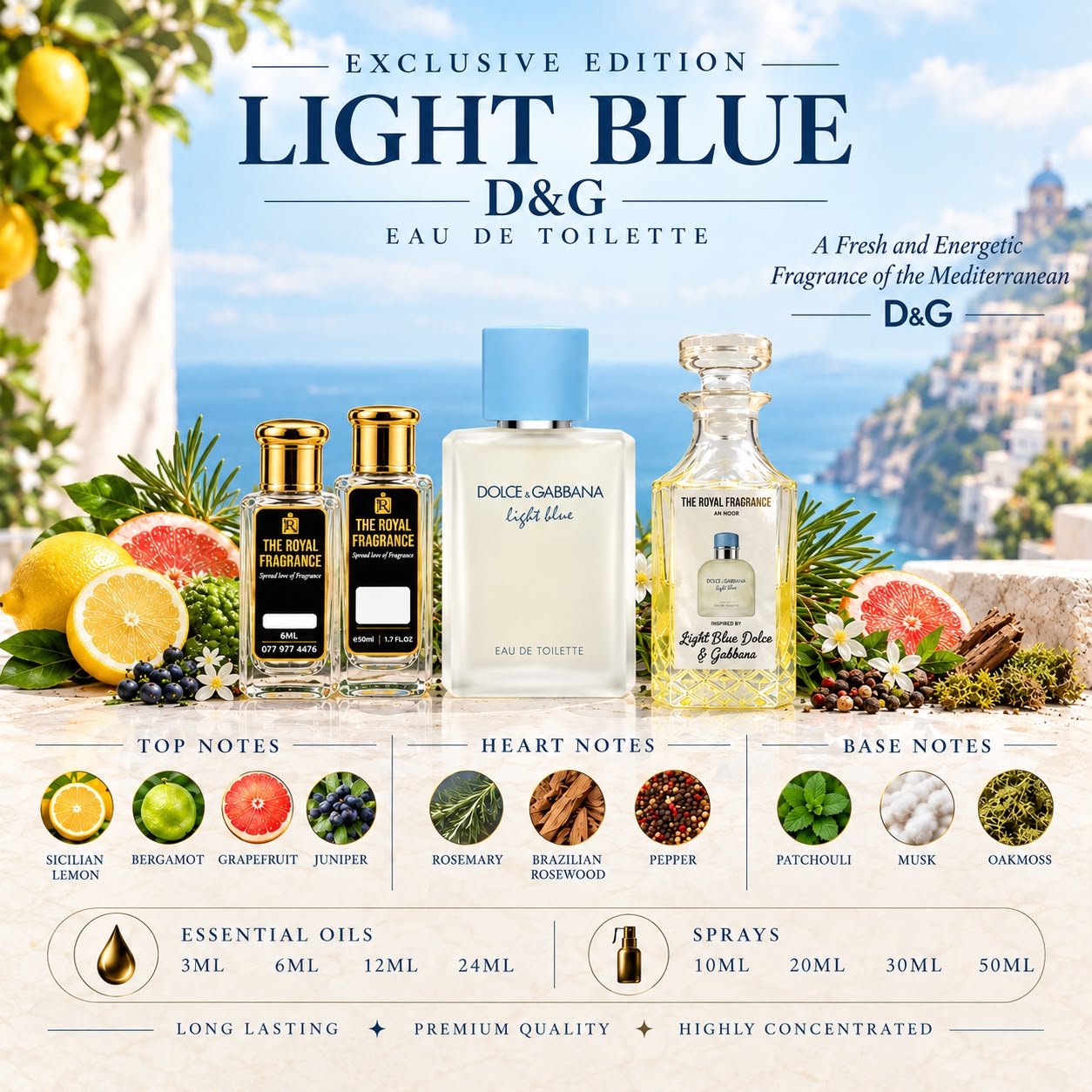 Light blue dolce & gabban