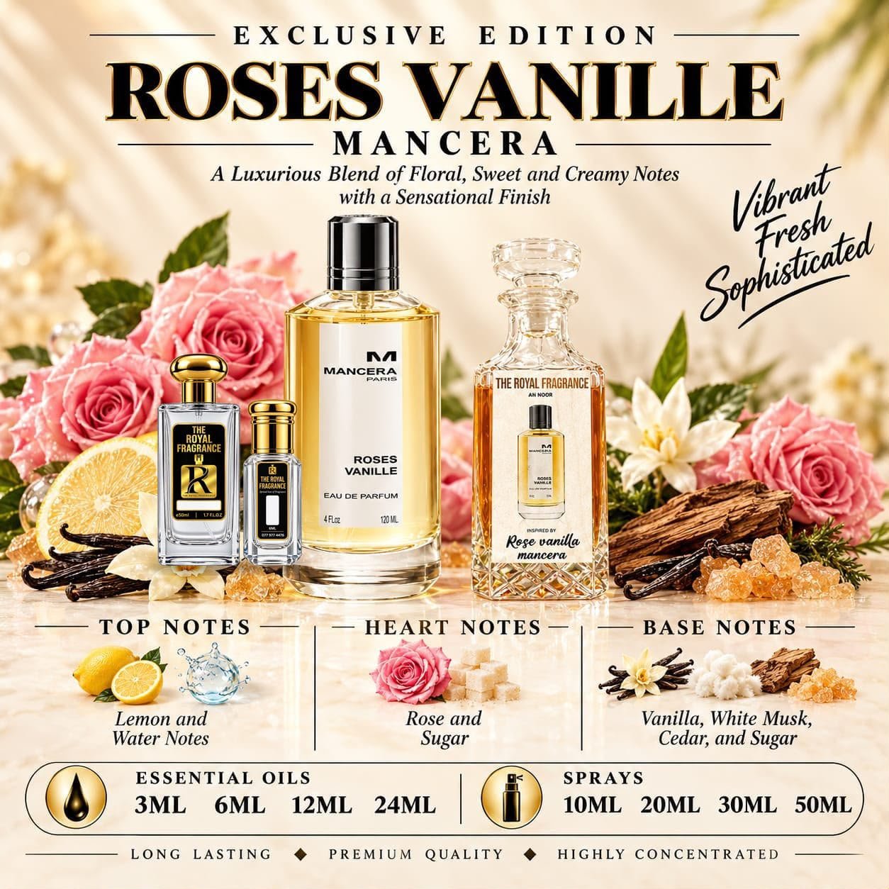 Roses Vanille by Mancera
