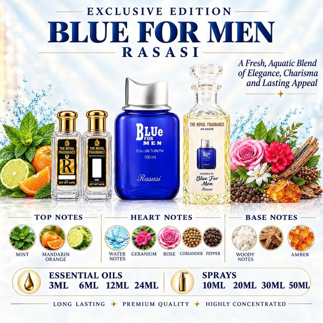 Blue For Men by Rasasi