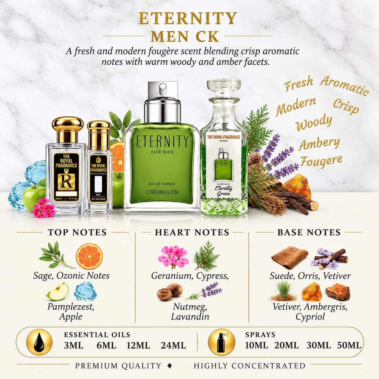 Eternity green Calvin Klein